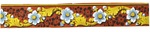 Bordüre mit Blüten- und Akanthusblattranke