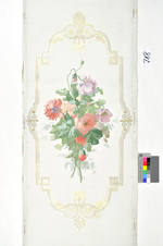 Füllstück mit Blumenbouquet aus dem "Décor Trianon, Style Louis XVI."