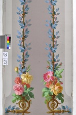 Füllstück mit Rosen und Rankgitter aus dem "Décor Louis XVI à Fleurs"