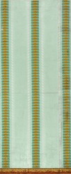 Rapporttapete mit unterer Bordüre in Grün-Weiß. Kat.Nr. 48 (Arnold-Katalog)