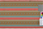 Dreibandige Bordüre aus dem Dekor "Encadrement Neo-Grec", 3-bandig