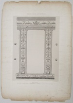 Verkaufslithographie "Décor, Loges de Raphael."