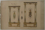 Verkaufslithographie "Décor Louis XV. Ornements et Fleurs."