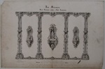 Verkaufslithographie "Les Sciences. Décor Ornements sculptés; Stӱle Renaissance."