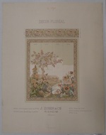 Verkaufslithographie "Décor Floréal"