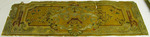 Goldledertapete, Fragment eines Antependiums mit Ohrmuschelwerk und Blumen
